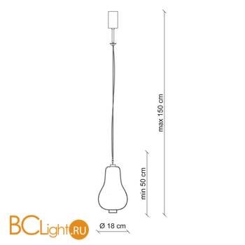 Подвесной светильник Patrizia Garganti Ginger & Fred PG568 - Схема